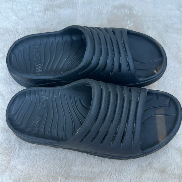 Hoya Size 10 Black Slide Sandals - Picture 2 of 6